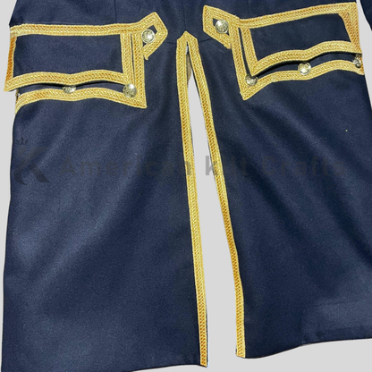 Men's Wool Royal Navy Uniform | 18th Century British Officer Coat