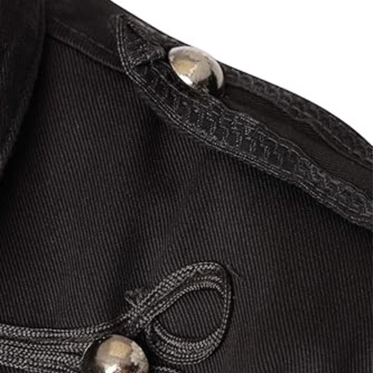 Men’s Military Parade Jacket – Gothic Steampunk Hussar Band Coat