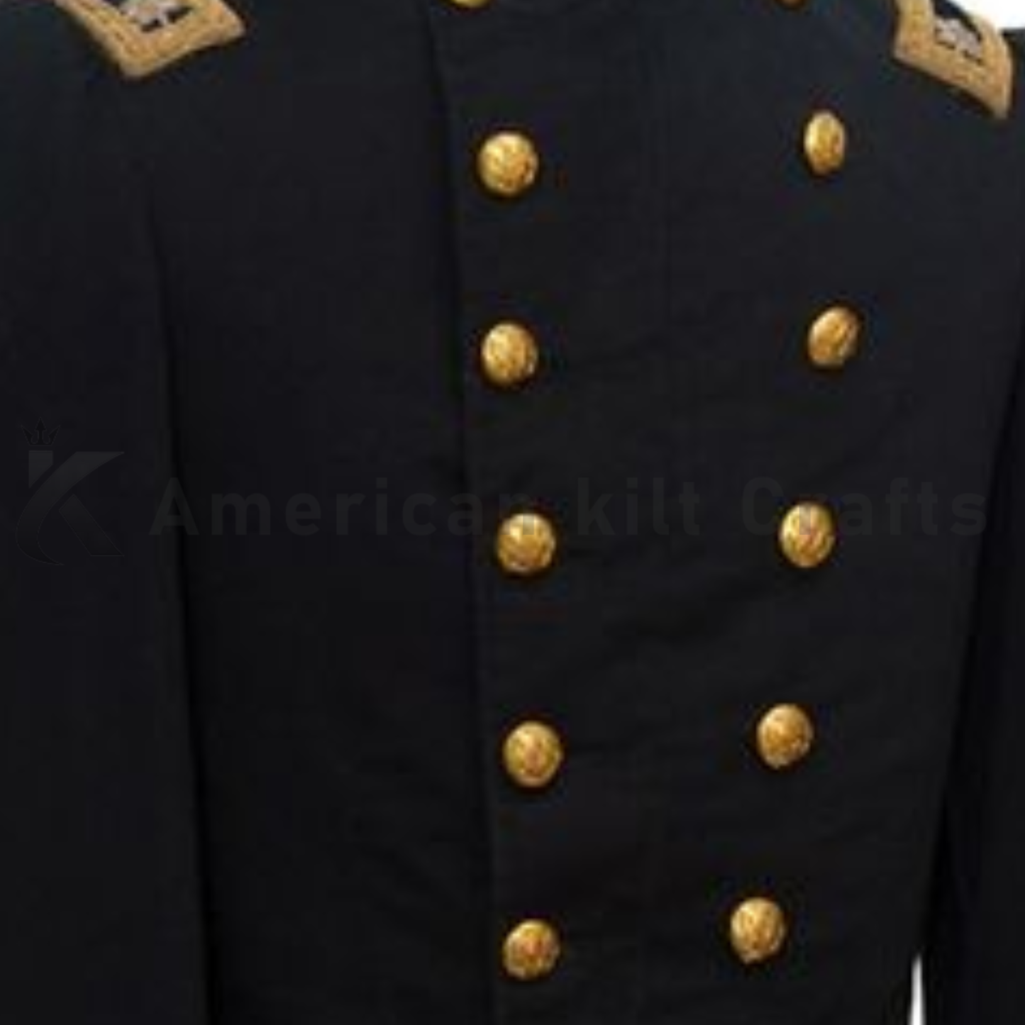 Men's Victorian Military Frock Coat-Historical 19th Century Stage Uniform