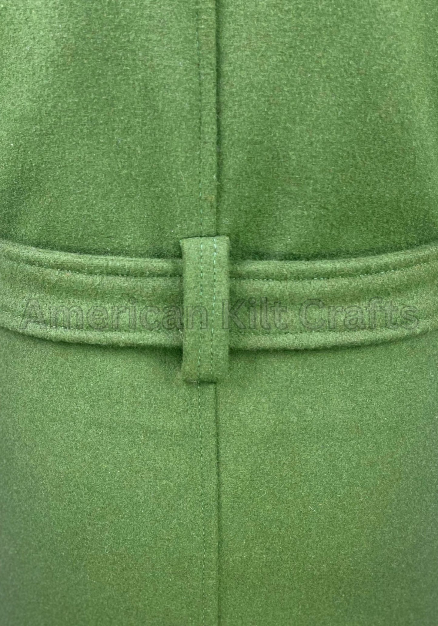 Women's Hooded Olive Green Wool Pea Coat – Double Breasted Winter Trench coat