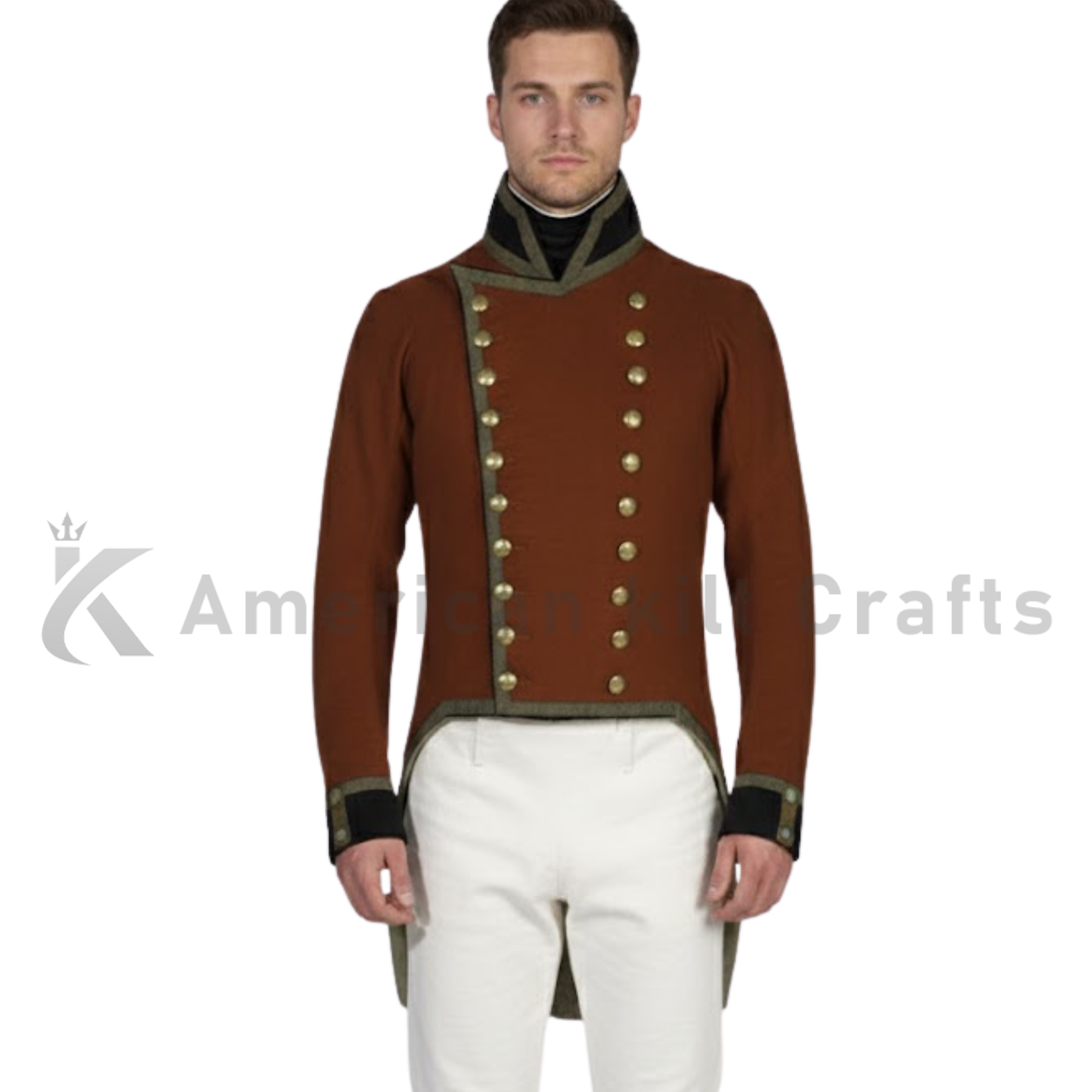 Men's 1815 Napoleonic British Officer Jacket-Historical military uniform