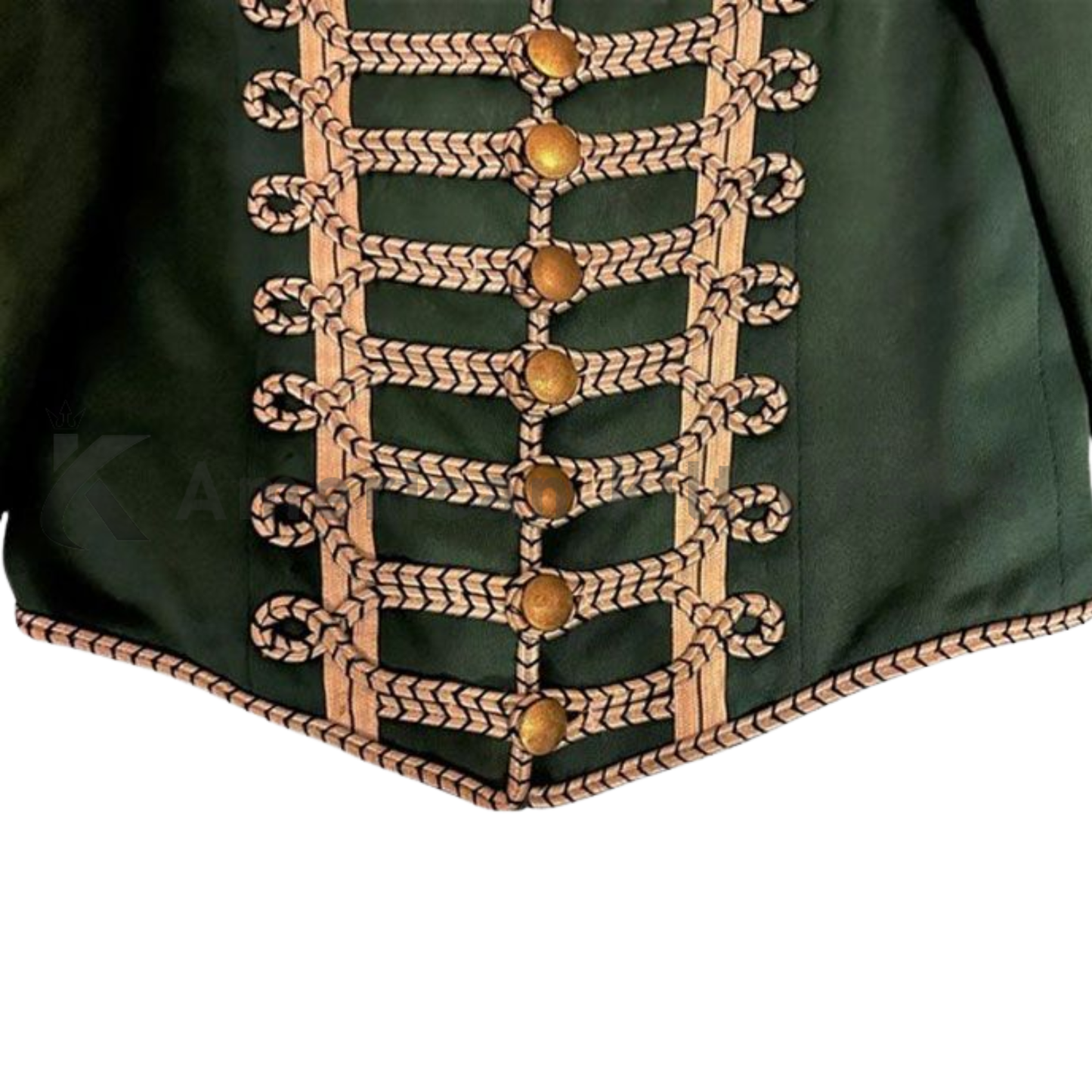 Men's Prussia Officer Pelisse Leutnant Hussar Regiment Jacket|Military Uniform