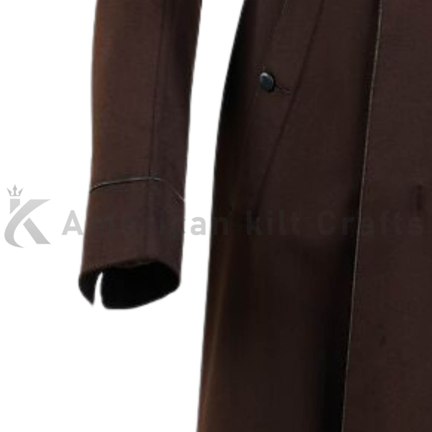 Men's 1840s Museum Military Overcoat - Early Victorian Wool Frock Coat