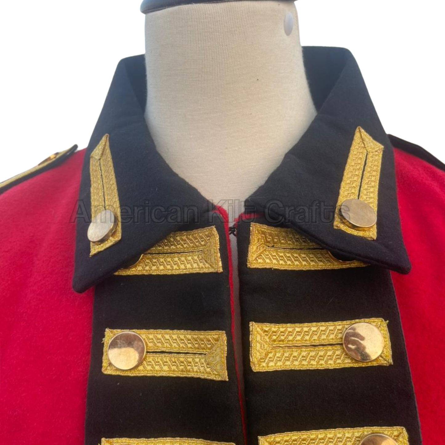 1789 Royal British Redcoat Tailcoat — Men’s Lancer Officer Jacket | Screen-Worn British Soldier Uniform | Historical Reenactment & Costume
