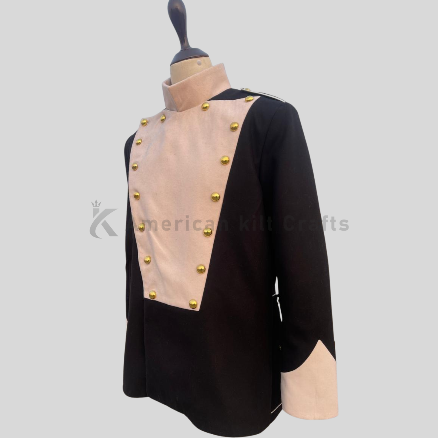 WW1 British 17th Lancers Officer Tunic | Vintage Military Full-Dress Plastron Coat | Historical Reenactment & Steampunk Uniform Jacket