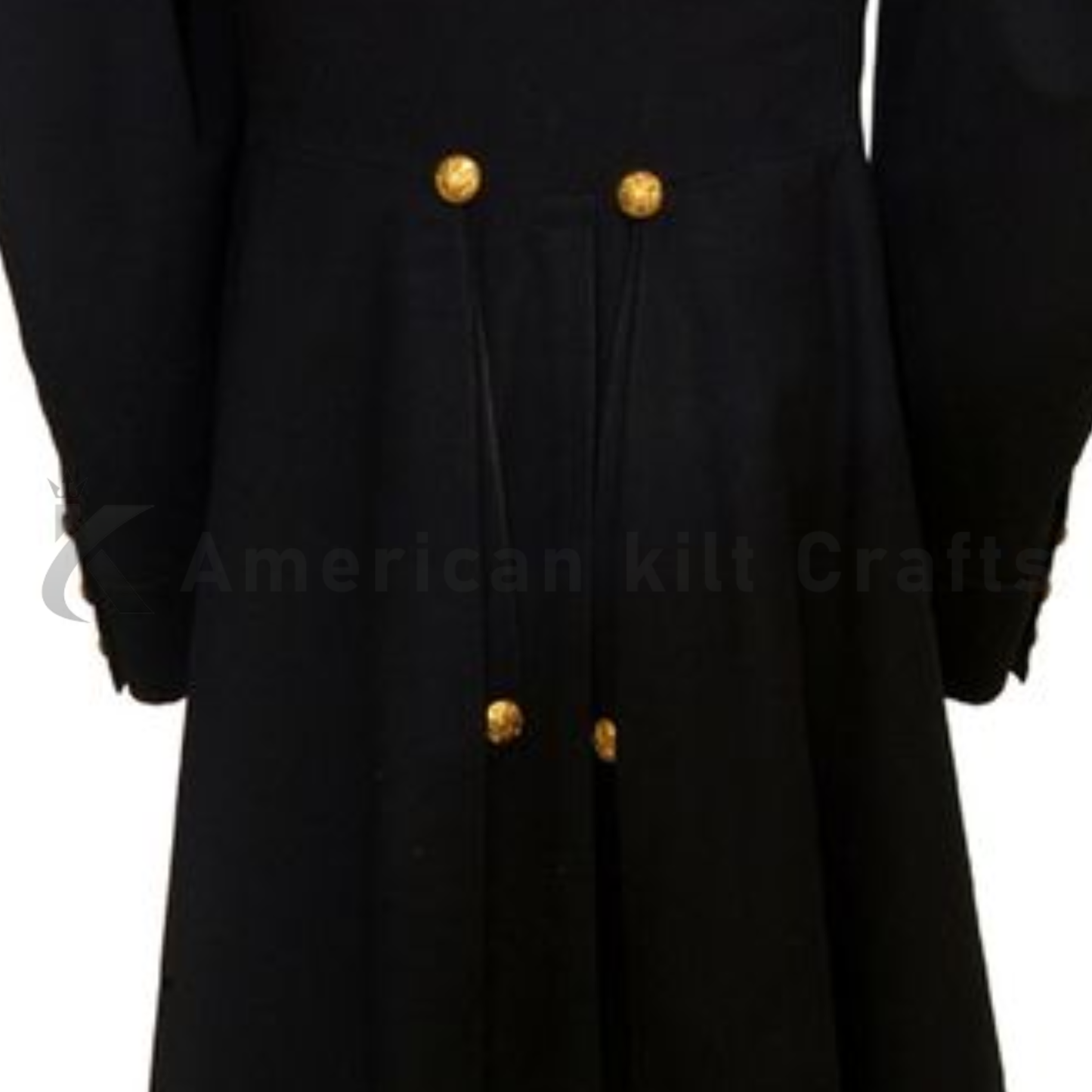 Men's Victorian Military Frock Coat-Historical 19th Century Stage Uniform