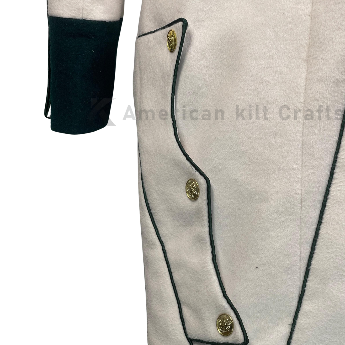 Napoleonic French Infantry Frock Coat — 1809–1813 Officer Tailcoat | Vintage Military Reenactment, Cosplay & Steampunk Jacket for Men