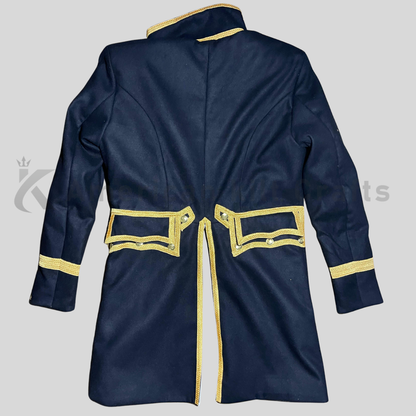 Men's Wool Royal Navy Uniform | 18th Century British Officer Coat