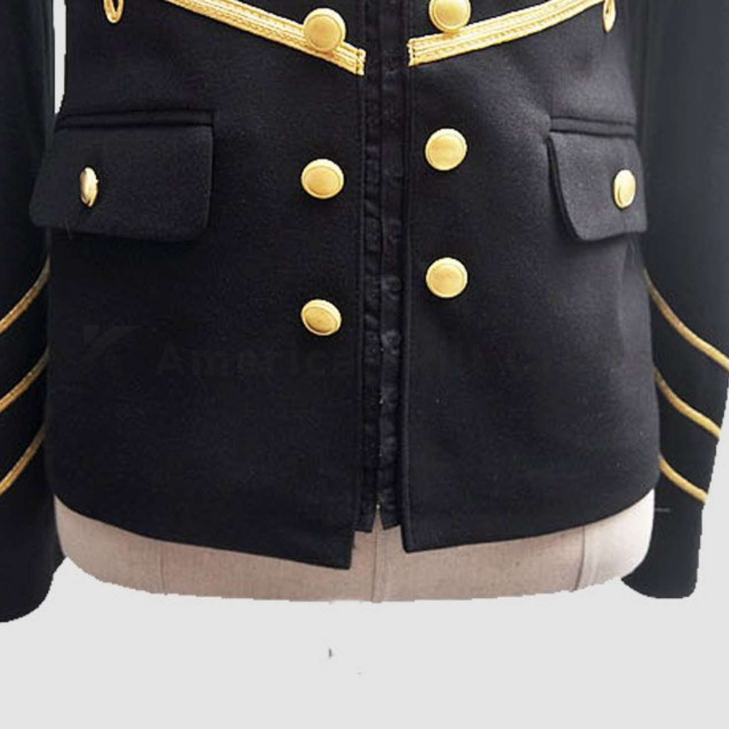 Men's Richard Sharpe Military Jacket – Black & Gold Napoleonic Officer Coat | Vintage Hussar Uniform