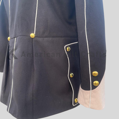 WW1 British 17th Lancers Officer Tunic | Vintage Military Full-Dress Plastron Coat | Historical Reenactment & Steampunk Uniform Jacket