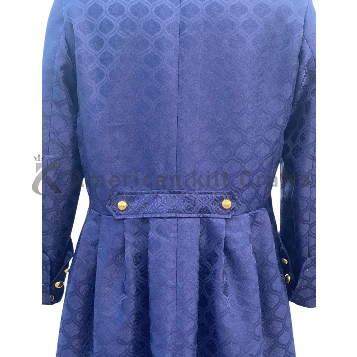 Men’s Steampunk Navy Trench Coat | Victorian Gothic Tailcoat Jacket | Vintage Military Frock Coat Costume | Retro Cosplay & Theater Uniform