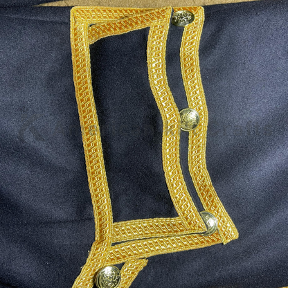 Men's Wool Royal Navy Uniform | 18th Century British Officer Coat