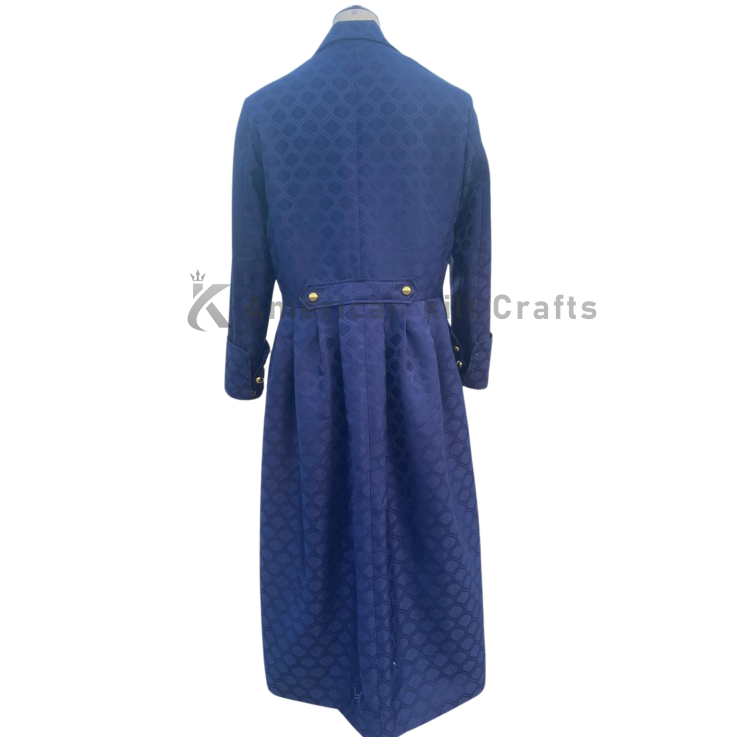 Men’s Steampunk Navy Trench Coat | Victorian Gothic Tailcoat Jacket | Vintage Military Frock Coat Costume | Retro Cosplay & Theater Uniform