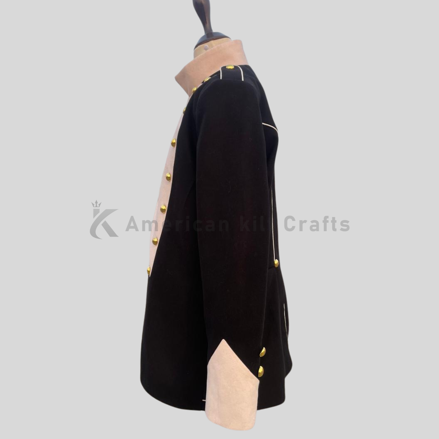 WW1 British 17th Lancers Officer Tunic | Vintage Military Full-Dress Plastron Coat | Historical Reenactment & Steampunk Uniform Jacket