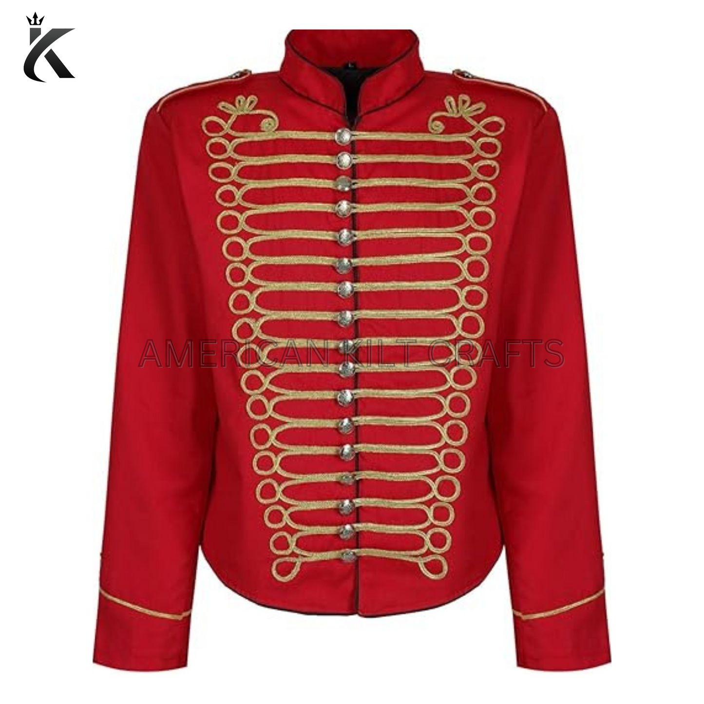 New Traditional Scottish Men’s Military Drummer Parade Jacket - The Perfect Blend of Tradition and Trend