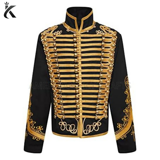 New Traditional Scottish Men’s Marching Band Drummer Military Jacket - A Beat Above the Rest