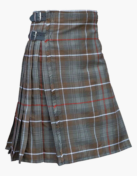 Clan MacKenzie Weathered 8 Yard Tartan Kilt for Men