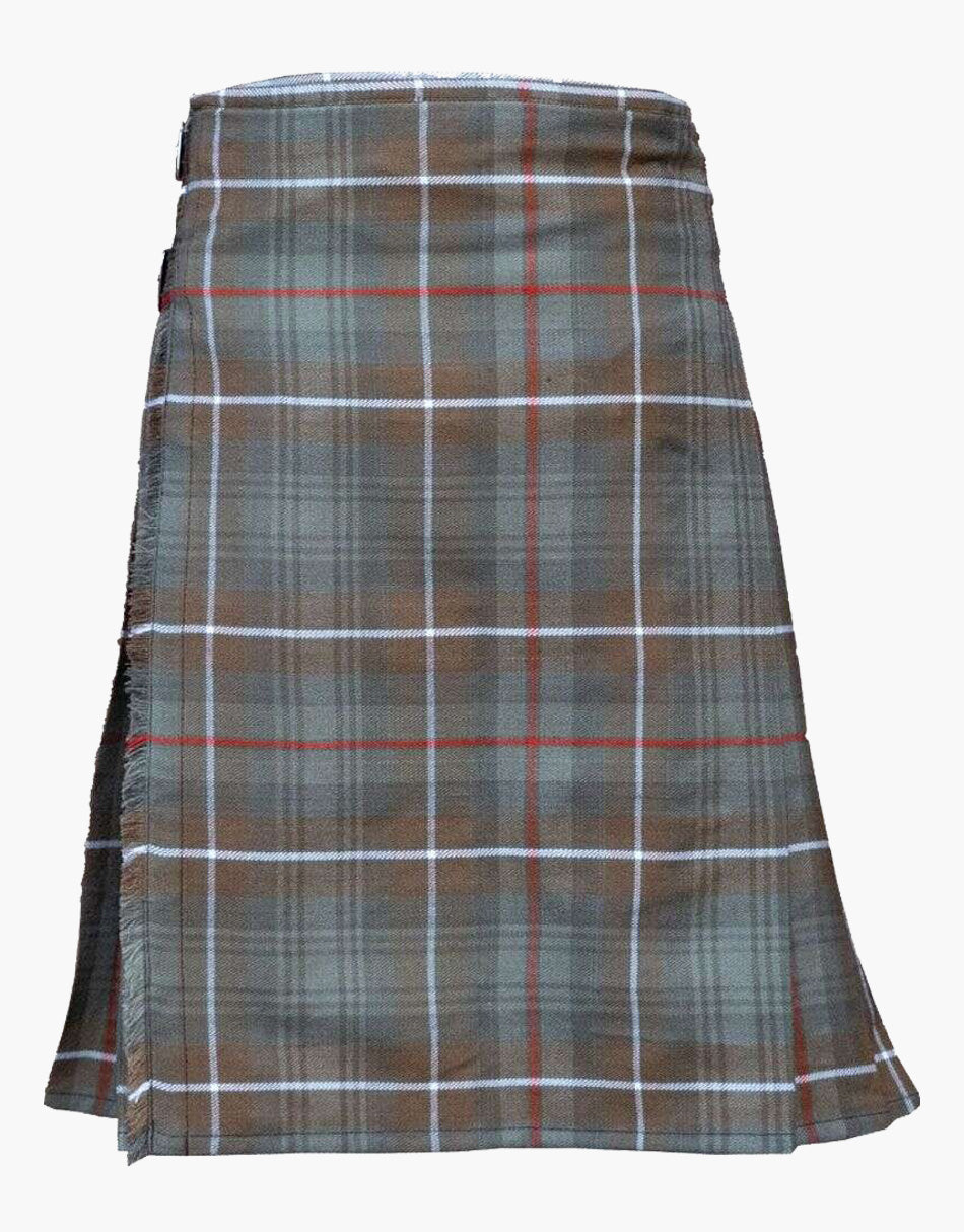 Clan MacKenzie Weathered 8 Yard Tartan Kilt for Men