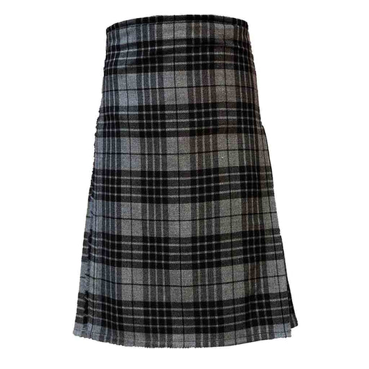 Scottish Grey Watch 8 Yard Tartan Kilt for Men