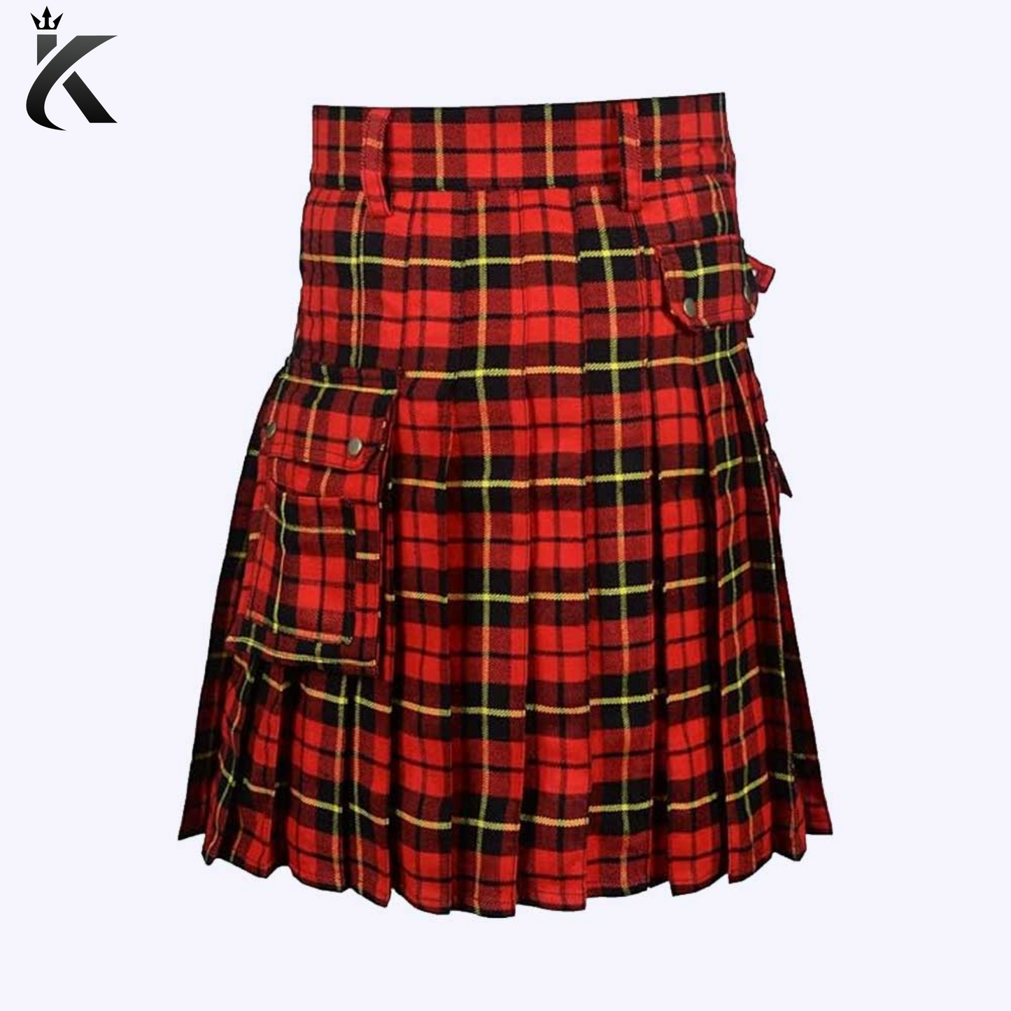 Premium Scottish Modern Tartan Irish Kilt - Made to Order