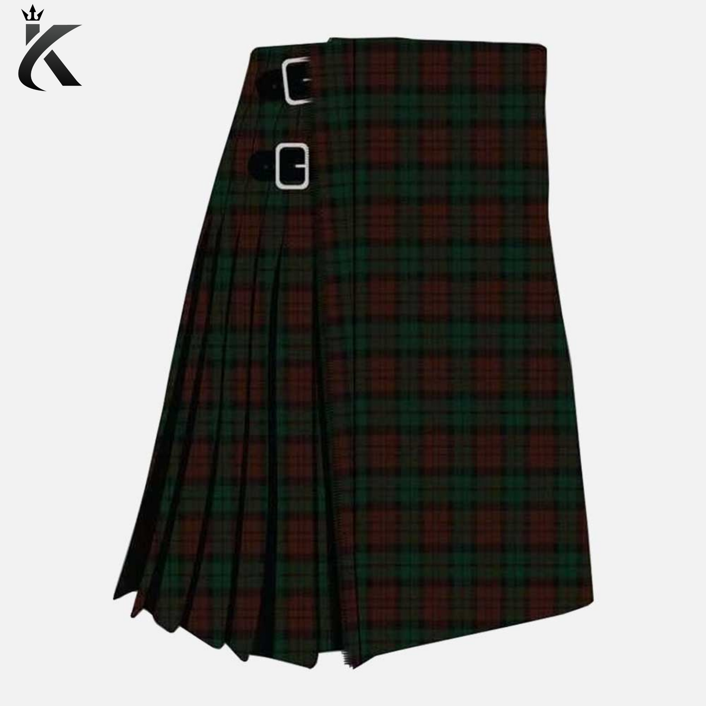 Premium Scottish Brown Watch Tartan Wedding Kilt - Made to Order