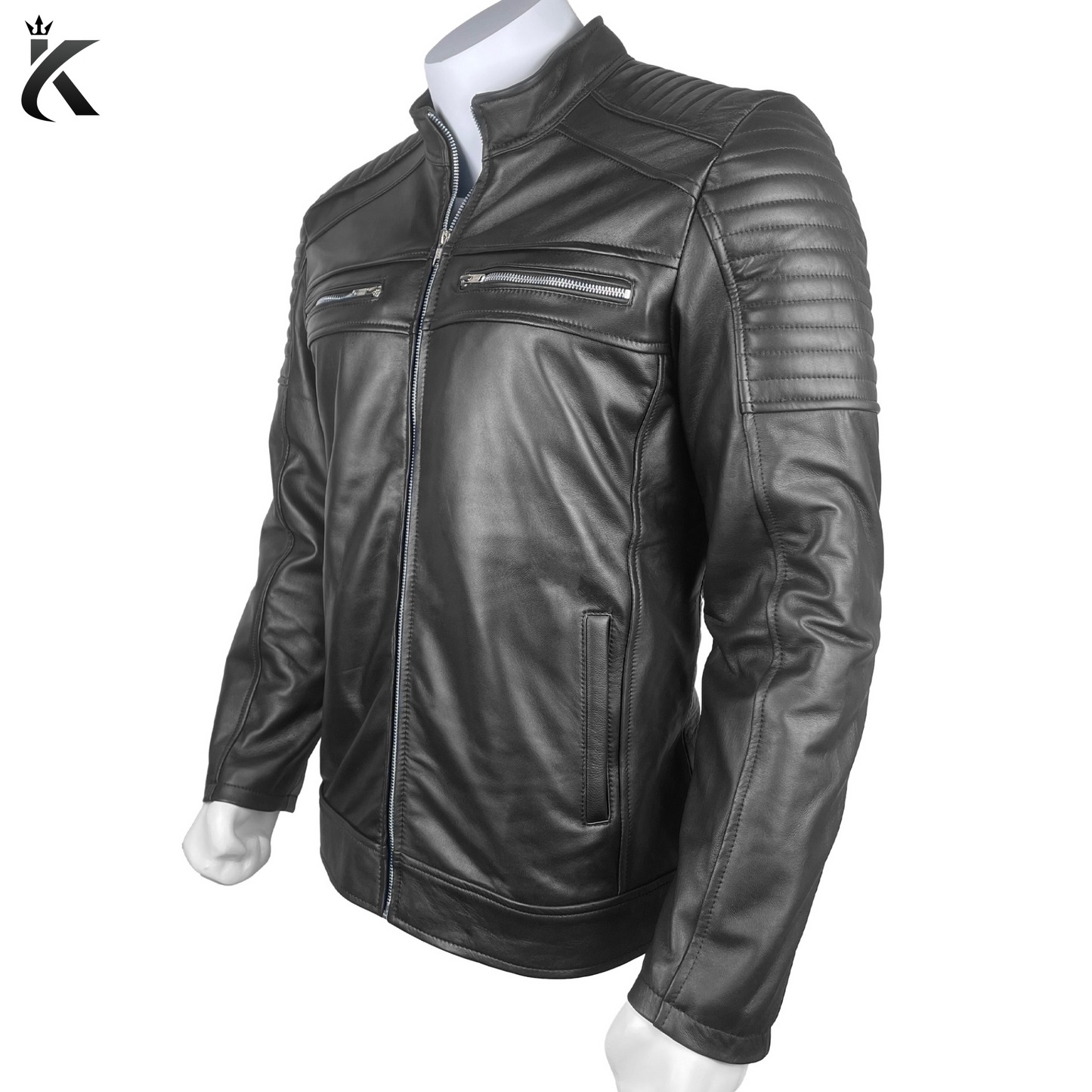 Handmade Premium Quality Men's Leather Jacket - Wear your attitude