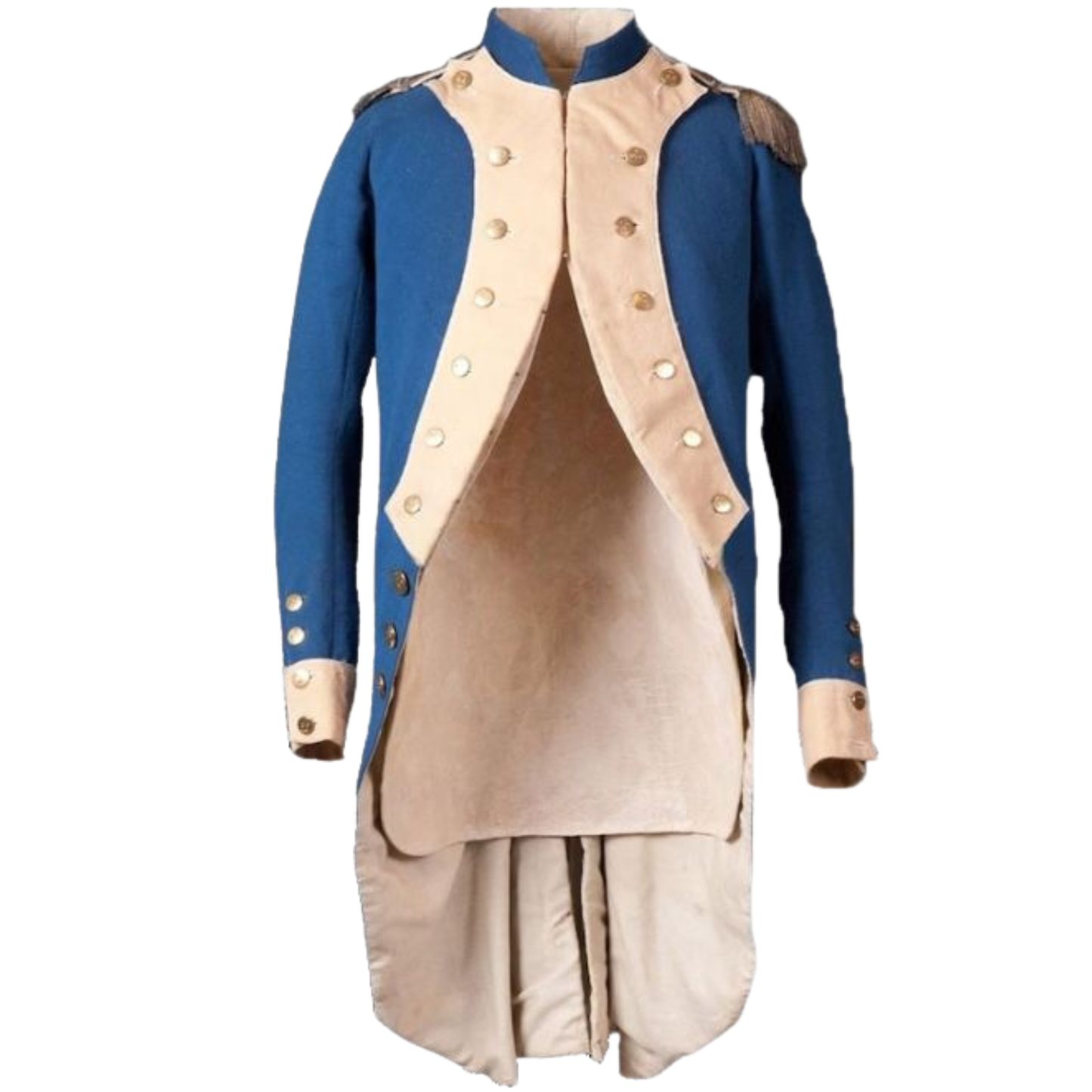 Men's Napoleonic Military Jacket – Handmade Wool French Officer Tailcoat