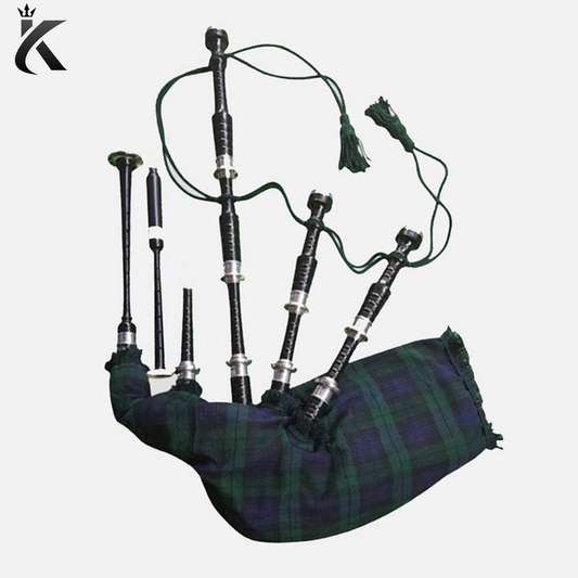 Scottish Black Watch Tartan Bagpipe On Sale - Modern Scottish Bagpipe