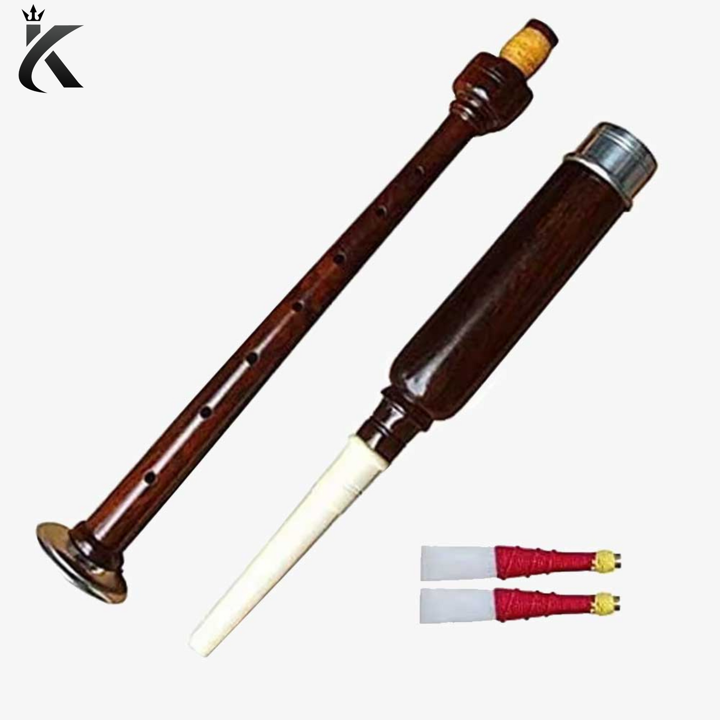 Brown Rosewood Bagpipe Practice Chanter For Sale - Elevate Your Piping Practice