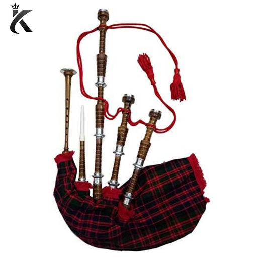 Scottish MacDonald Brown Great Highland Bagpipe - Where Tradition Meets Innovation