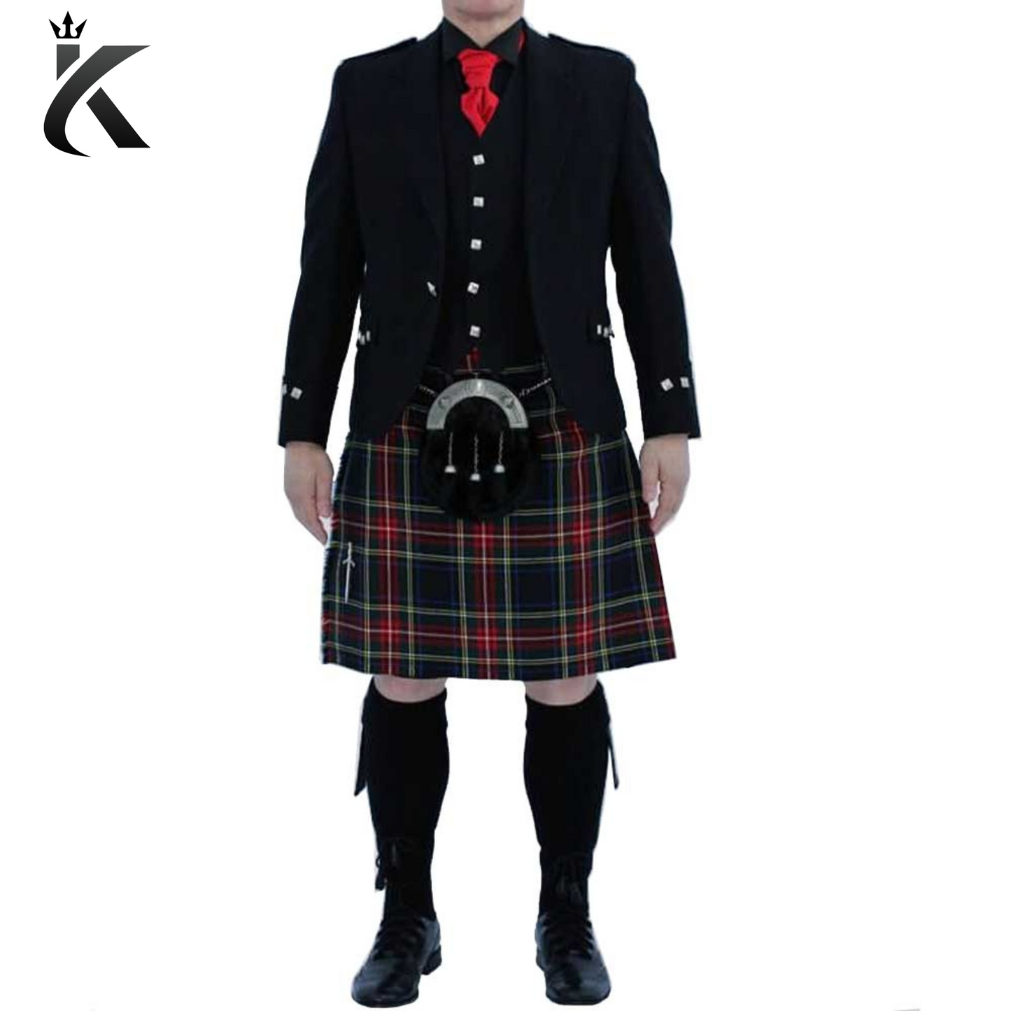 Custom Made Tartan Argyle Outfit For Men - A Touch of Scottish Elegance