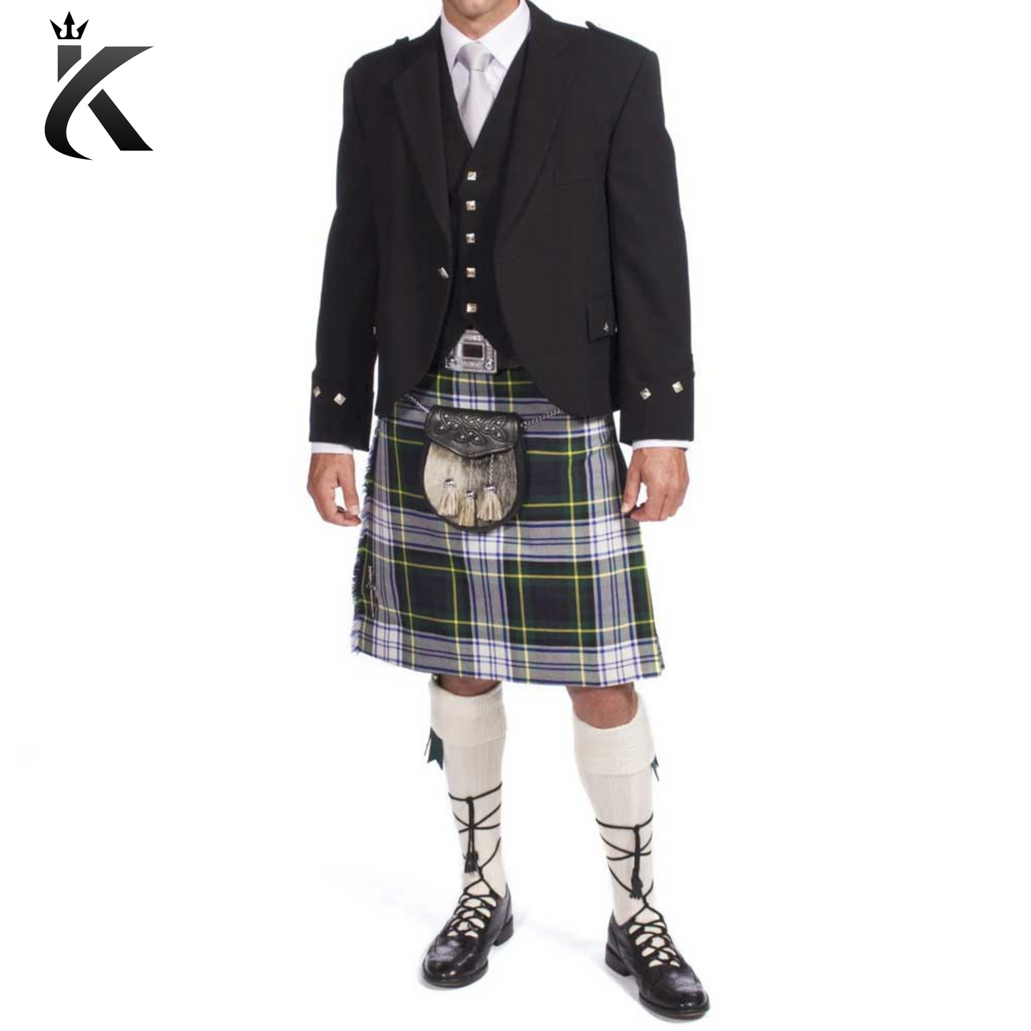 Premium Tartan Kilt Wedding Outfit - Luxurious Comfort