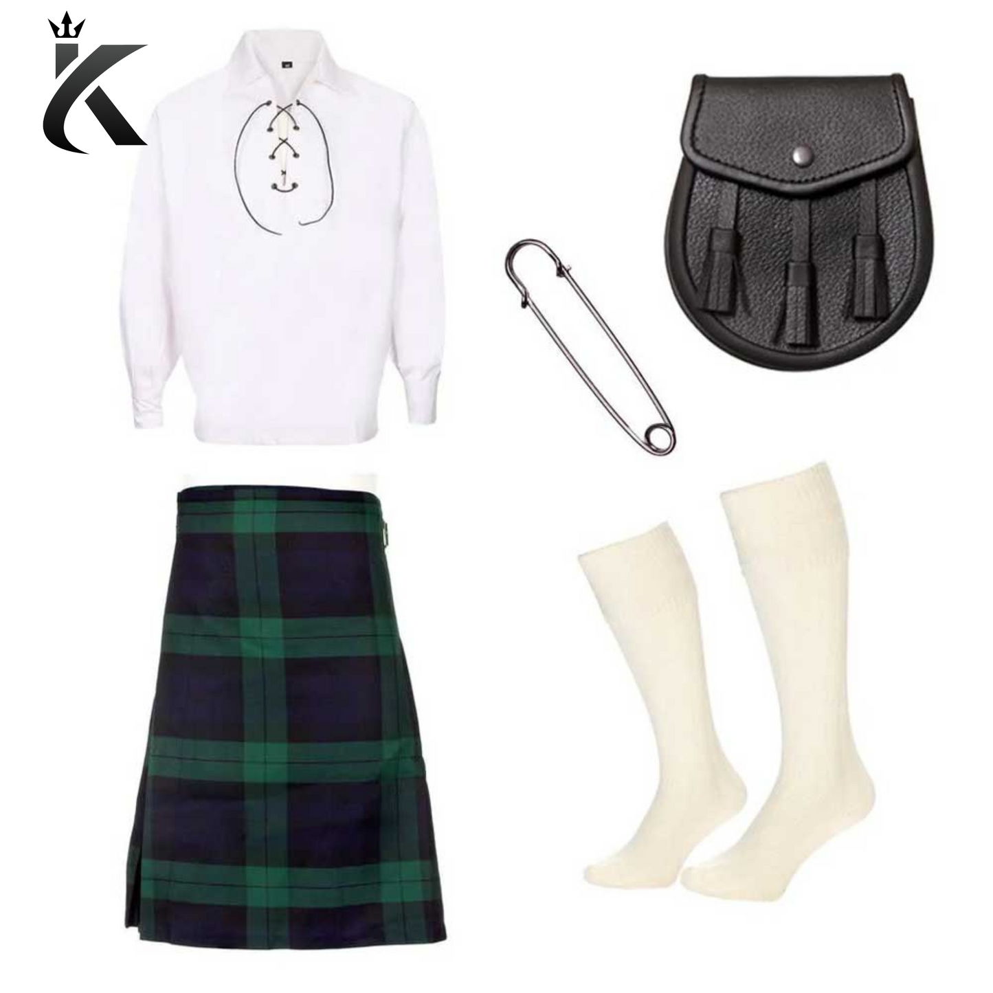 Custom Made Casual Kilt Outfit For Men - Invest in Timeless Highland Style