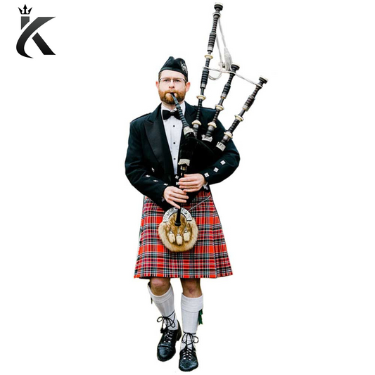 Bagpiper Outfit Perfect For Wedding Pipers - Authentically Scottish