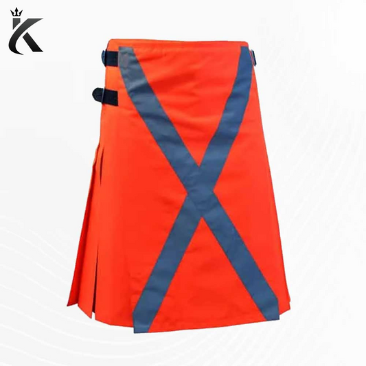 Premium Scottish Fireman Traditional Firefighter Utility Kilt -  Elevated