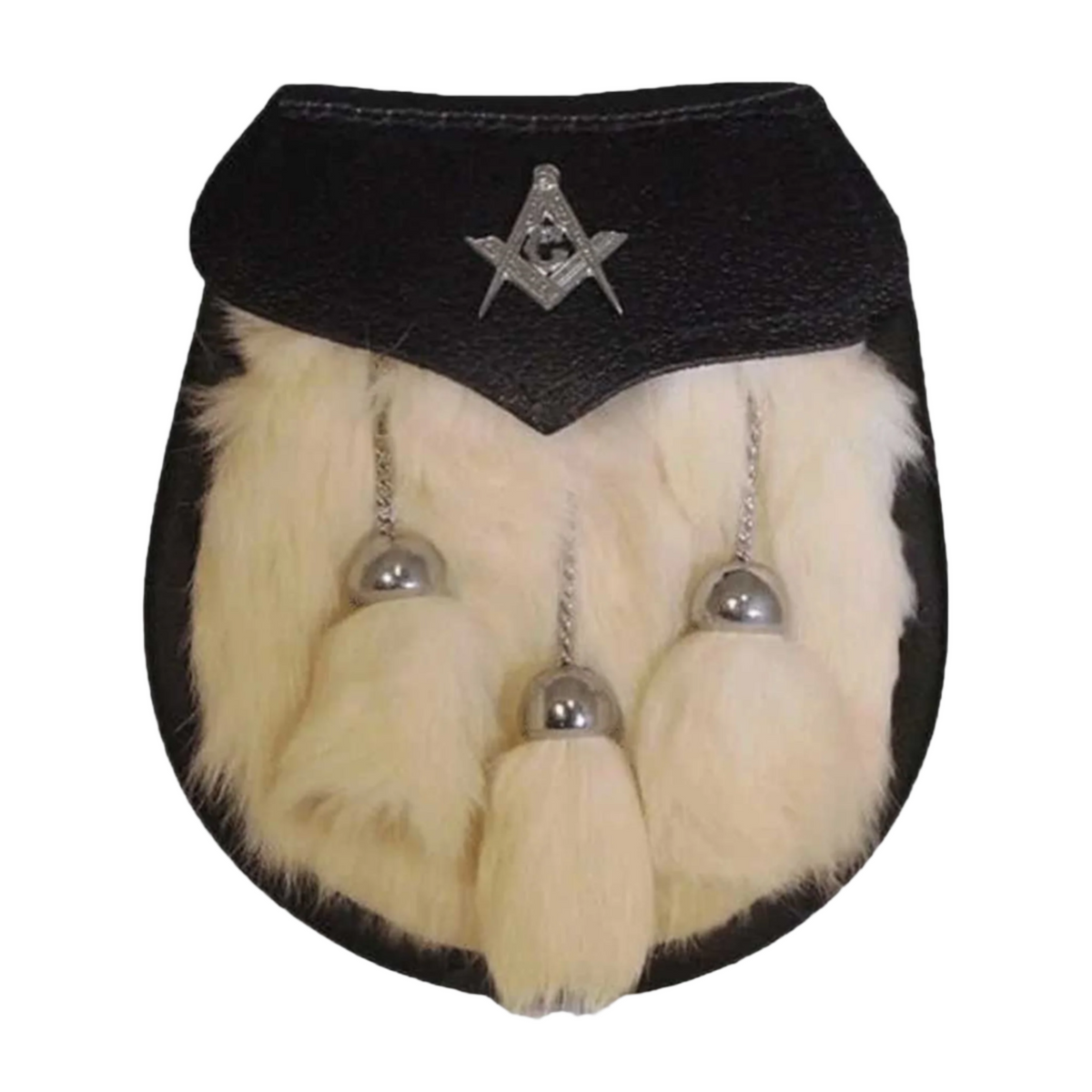 Masonic Rabbit Premium Semi Dress Masonic Rabbit Fur Sporran - A Soft Step into Tradi ...