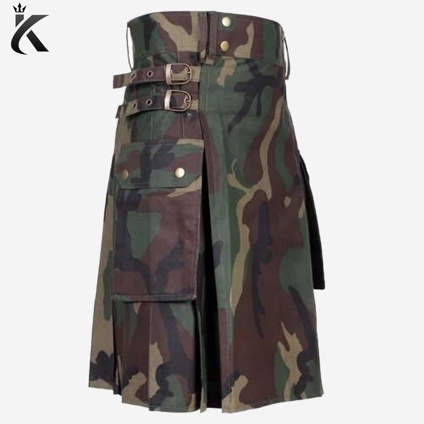 Men’s Camouflage Utility Kilt - The Perfect Blend of Style and Substance