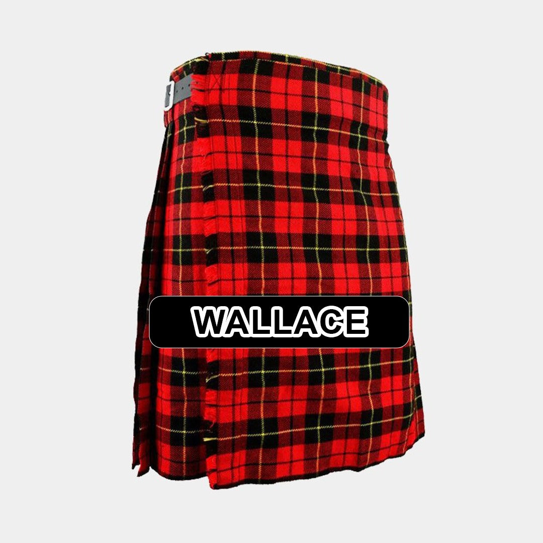 Spirit of the Highlander 8 Yard Tartan Kilt for Men