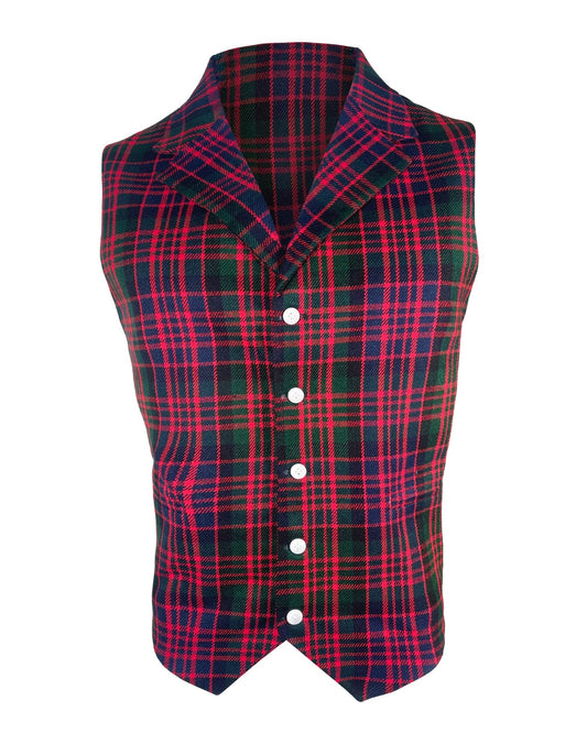Mens Scottish National Tartan Kilt Vest