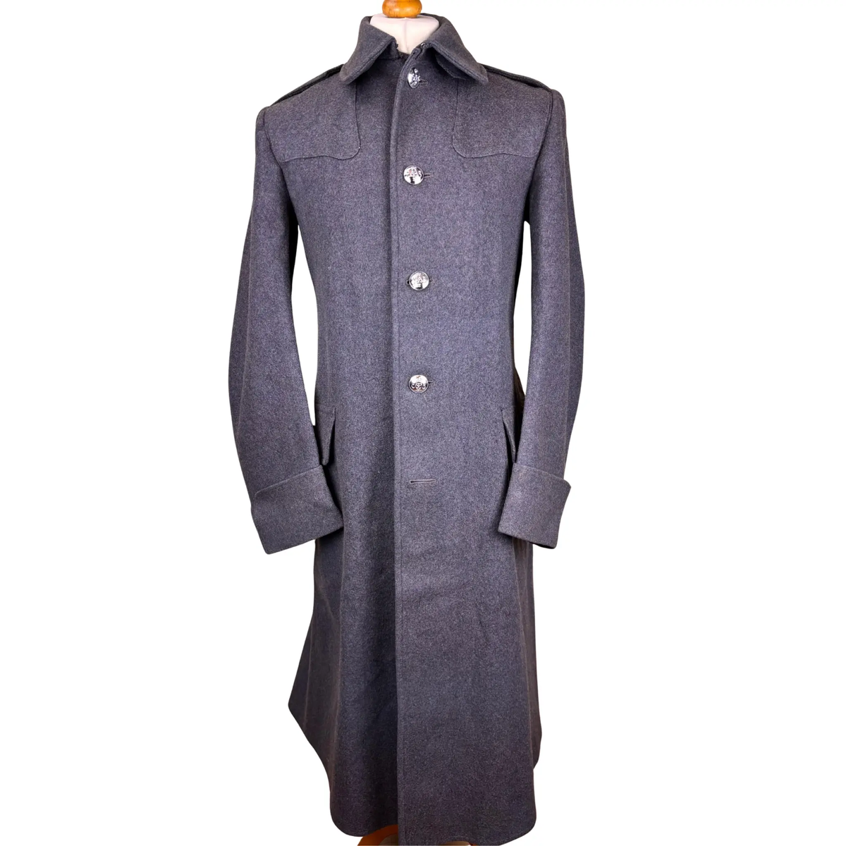 British Army Guards officer wool greatcoat vintage military coat