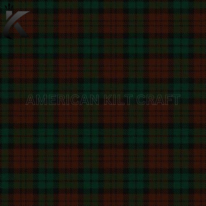 Traditional Brown Watch Tartan featuring a classic Scottish plaid pattern, ideal for Highland kilts, Celtic heritage clothing, and traditional Scottish outfits.