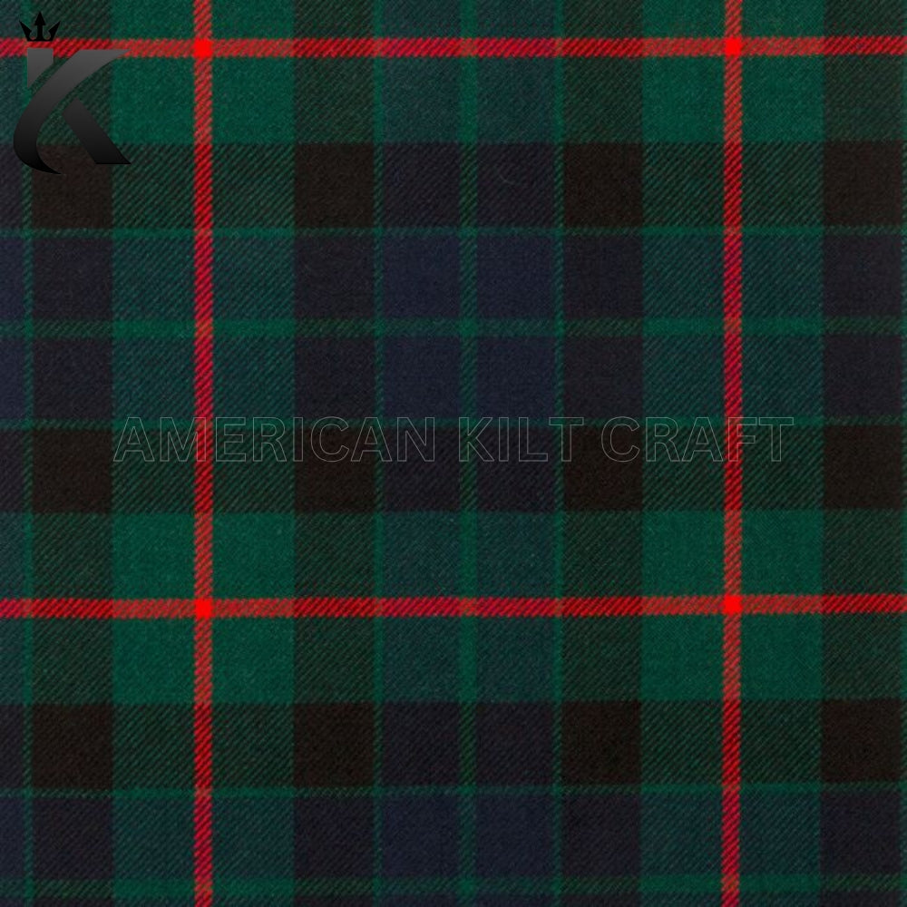Traditional Gunn Clan Tartan featuring a classic Scottish plaid pattern, ideal for Scottish kilts, Highland dress, traditional Celtic clothing, and Scottish heritage outfits.