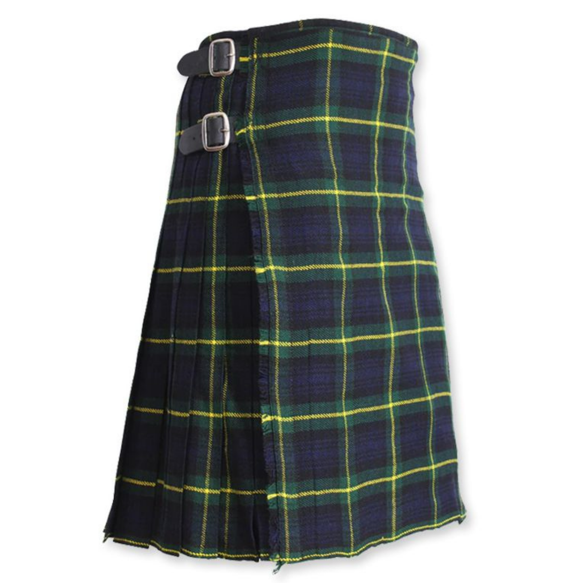 Handmade Gordon Modern tartan kilt in 16oz heavyweight fabric, traditional Scottish kilt with classic pleated design and authentic tartan pattern.