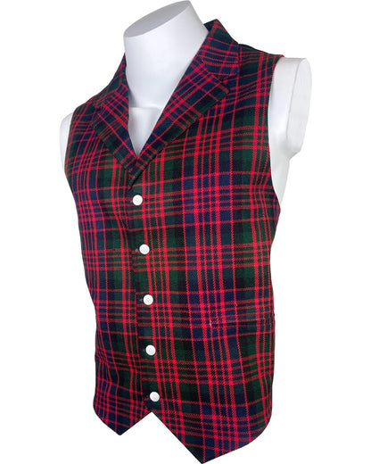 Mens Scottish National Tartan Kilt Vest