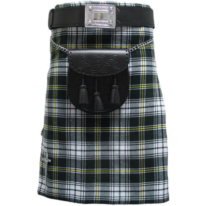 St. Patrick Green Scottish Traditional 8 Yard Tartan Value Kilt Set